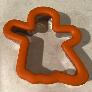 Halloween Fun Orange Grip Ghost Large Cookie Cutter Brand New
